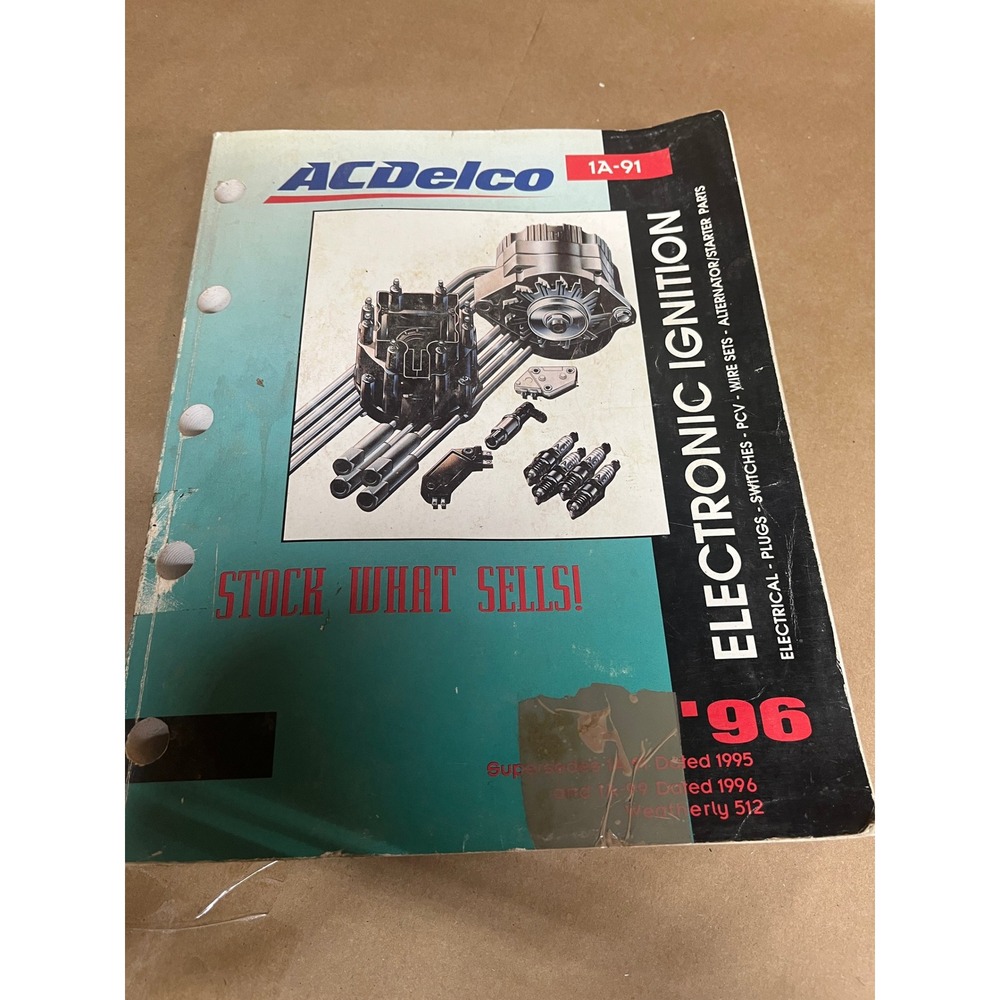 ACDelco Electronic Ignition 1996‎ Catalog Stock What Sells Parts Book Manual